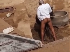 Man having sex with cow