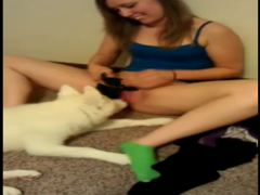 I caught my girlfriend getting oral from the dog